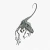 Velociraptor 3D Model Rigged Skeleton 3D Model Creature Guard 36