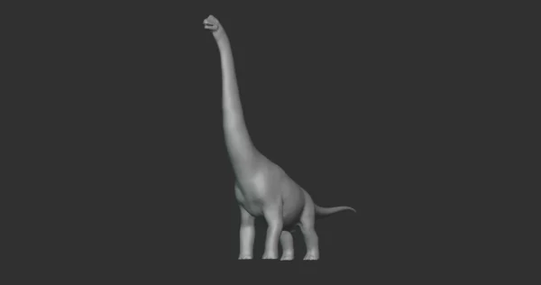 Alamosaurus Basemesh 3D Model Free Download 3D Model Creature Guard 3