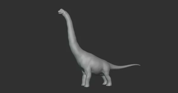 Alamosaurus Basemesh 3D Model Free Download 3D Model Creature Guard 4