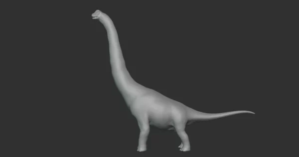 Alamosaurus Basemesh 3D Model Free Download 3D Model Creature Guard 6