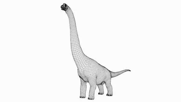 Alamosaurus Basemesh 3D Model Free Download 3D Model Creature Guard 9