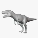 Albertosaurus Basemesh 3D Model_(1)