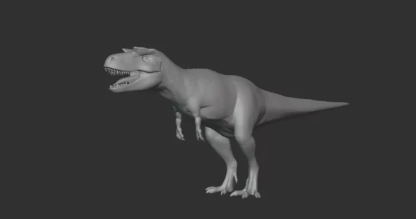 Albertosaurus Basemesh 3D Model Free Download 3D Model Creature Guard 3