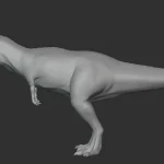 Albertosaurus Basemesh 3D Model_(4)