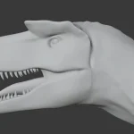 Albertosaurus Basemesh 3D Model_(5)