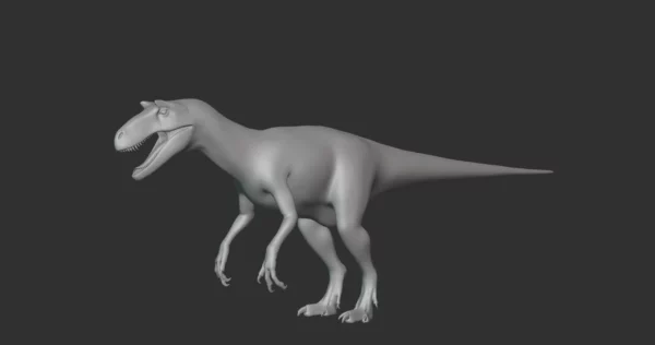 Alectrosaurus Basemesh 3D Model Free Download 3D Model Creature Guard 3