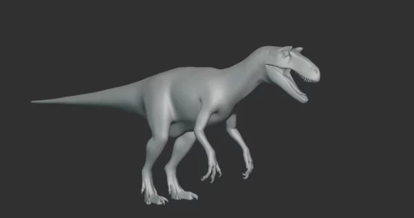 Alectrosaurus Basemesh 3D Model Free Download 3D Model Creature Guard 4