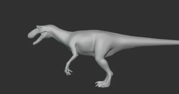 Alectrosaurus Basemesh 3D Model Free Download 3D Model Creature Guard 5