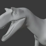 Alectrosaurus Basemesh 3D Model_(5)