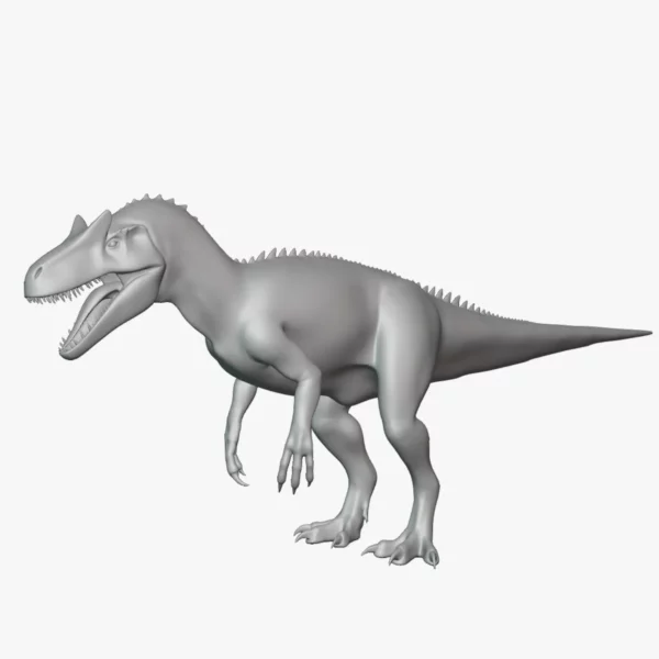 Allosaurus Basemesh 3D Model Free Download 3D Model Creature Guard