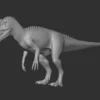 Allosaurus Basemesh 3D Model Free Download 3D Model Creature Guard 9