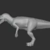 Allosaurus Basemesh 3D Model Free Download 3D Model Creature Guard 11