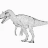 Allosaurus Basemesh 3D Model Free Download 3D Model Creature Guard 12