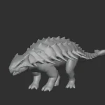 Ankylosaurus Basemesh 3D Model_(2)