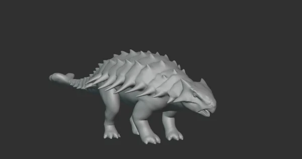 Ankylosaurus Basemesh 3D Model Free Download | Creature Guard