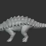 Ankylosaurus Basemesh 3D Model_(4)