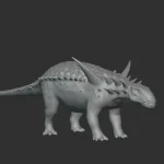 Antarctopelta Basemesh 3D Model_(2)