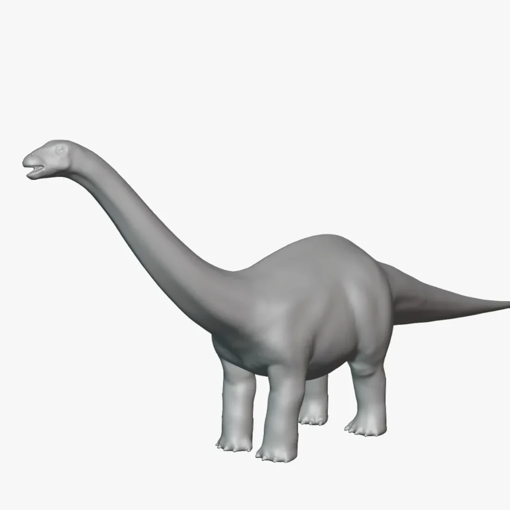 Apatosaurus Basemesh 3D Model Free Download | Creature Guard