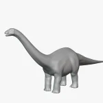 Apatosaurus Basemesh 3D Model_(1)