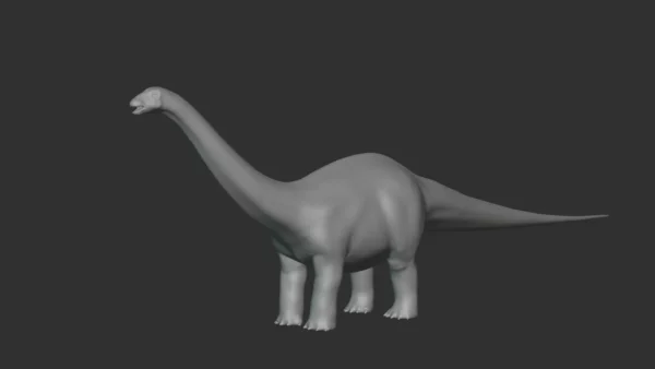 Apatosaurus Basemesh 3D Model Free Download 3D Model Creature Guard 3