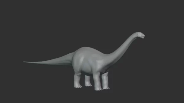 Apatosaurus Basemesh 3D Model Free Download 3D Model Creature Guard 4
