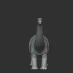 Apatosaurus Basemesh 3D Model_(4)