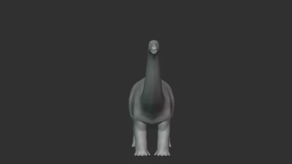 Apatosaurus Basemesh 3D Model Free Download 3D Model Creature Guard 5