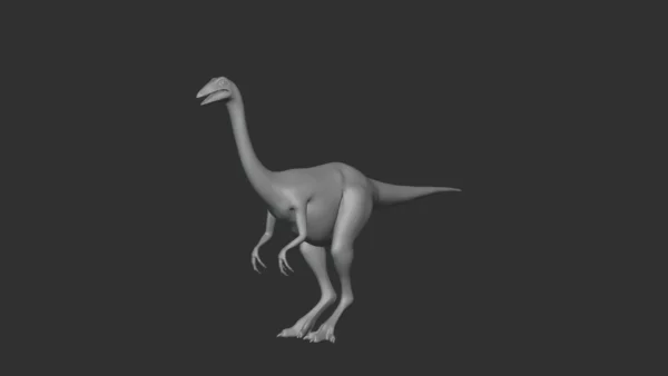 Archaeornithomimus Basemesh 3D Model Free Download 3D Model Creature Guard 3