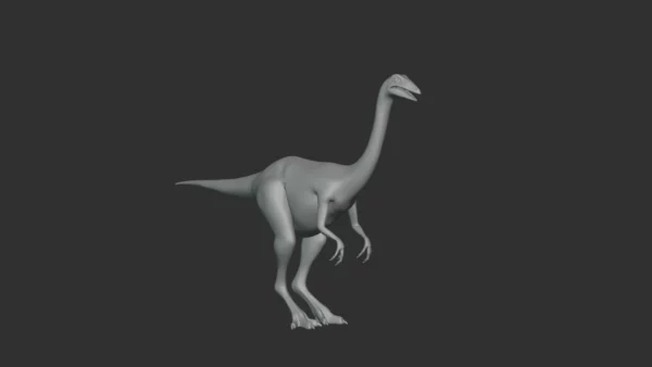 Archaeornithomimus Basemesh 3D Model Free Download 3D Model Creature Guard 4