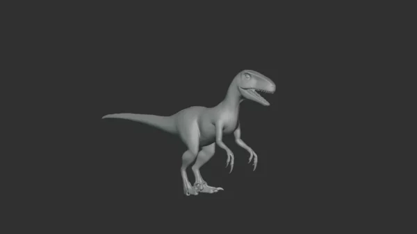 Atrociraptor Basemesh 3D Model Free Download 3D Model Creature Guard 6