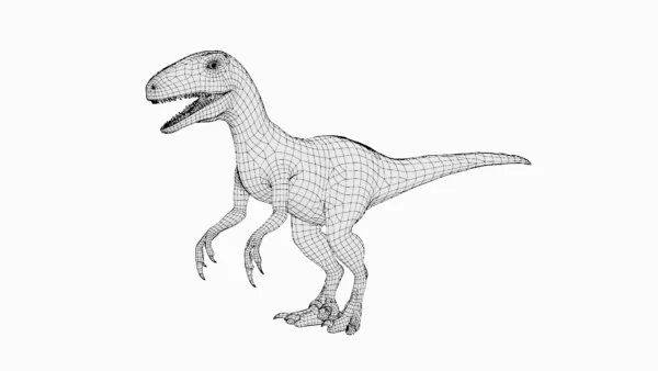 Atrociraptor Basemesh 3D Model Free Download 3D Model Creature Guard 8