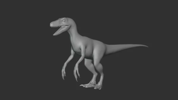 Austroraptor Basemesh 3D Model Free Download 3D Model Creature Guard 4