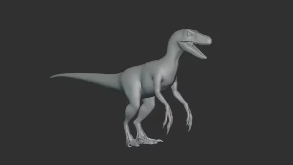 Austroraptor Basemesh 3D Model Free Download 3D Model Creature Guard 5