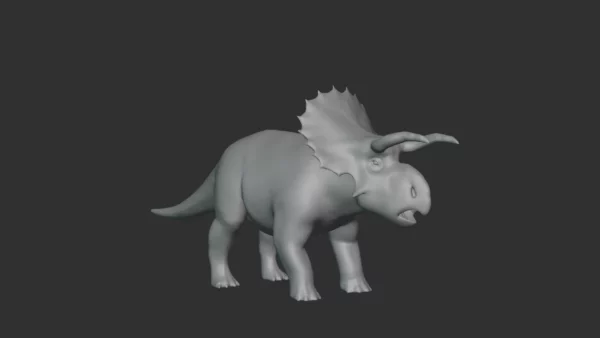 Avaceratops Basemesh 3D Model Free Download 3D Model Creature Guard 4