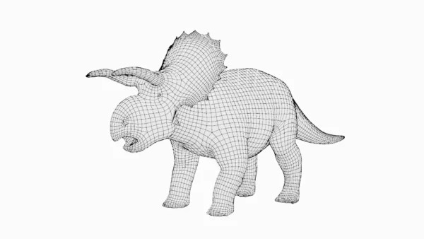 Avaceratops Basemesh 3D Model Free Download 3D Model Creature Guard 6