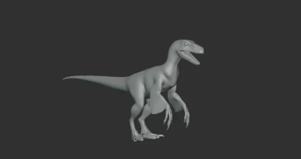 Bambiraptor Basemesh 3D Model Free Download 3D Model Creature Guard 4