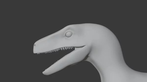 Bambiraptor Basemesh 3D Model Free Download 3D Model Creature Guard 5