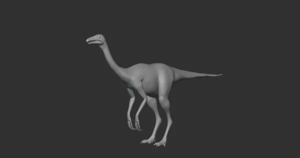 Beipiaosaurus Basemesh 3D Model Free Download 3D Model Creature Guard 3