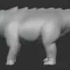 Bonitasaura Basemesh 3D Model Free Download 3D Model Creature Guard 18