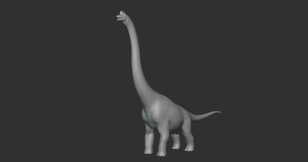Brachiosaurus Basemesh 3D Model Free Download 3D Model Creature Guard 3