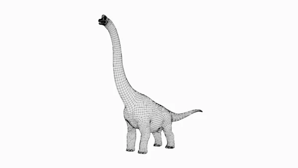 Brachiosaurus Basemesh 3D Model Free Download 3D Model Creature Guard 9