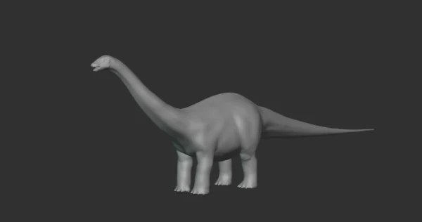 Brontosaurus Basemesh 3D Model Free Download 3D Model Creature Guard 2