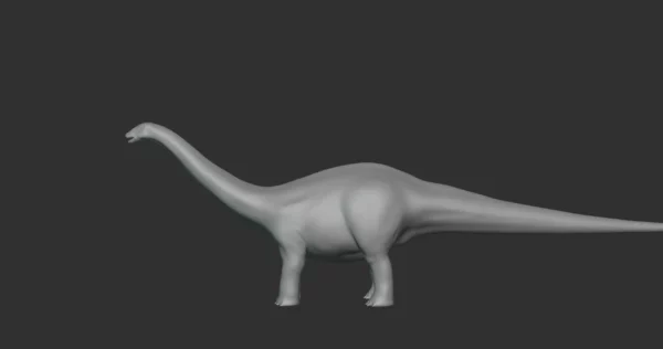 Brontosaurus Basemesh 3D Model Free Download 3D Model Creature Guard 4