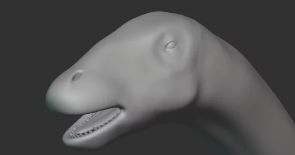 Brontosaurus Basemesh 3D Model Free Download 3D Model Creature Guard 5