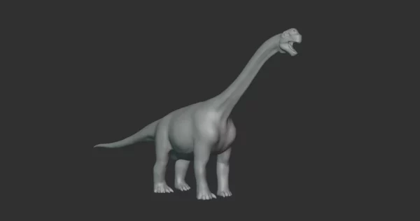 Camarasaurus Basemesh 3D Model Free Download 3D Model Creature Guard 4
