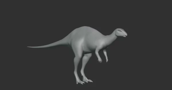 Camptosaurus Basemesh 3D Model Free Download 3D Model Creature Guard 4
