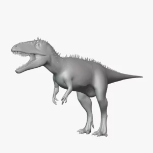 Carcharodontosaurus Basemesh 3D Model Free Download 3D Model Creature Guard
