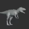 Carcharodontosaurus Basemesh 3D Model Free Download 3D Model Creature Guard 13