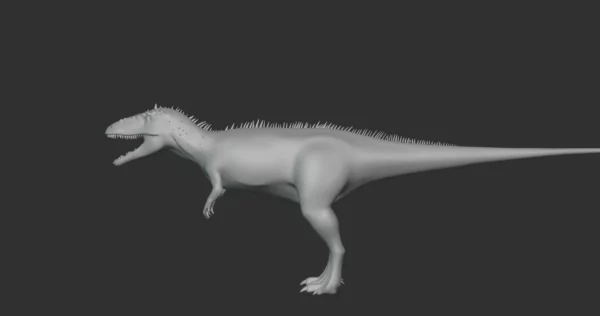 Carcharodontosaurus Basemesh 3D Model Free Download 3D Model Creature Guard 5