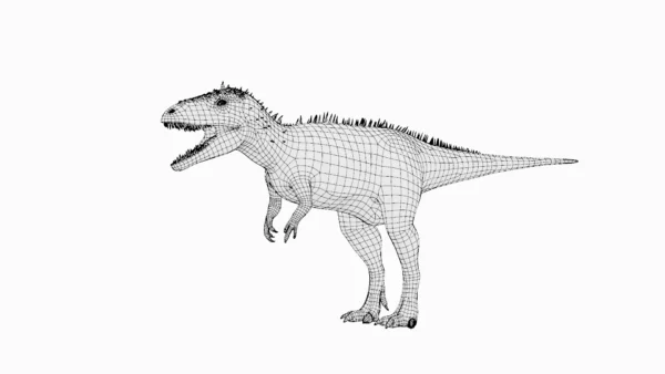 Carcharodontosaurus Basemesh 3D Model Free Download 3D Model Creature Guard 9